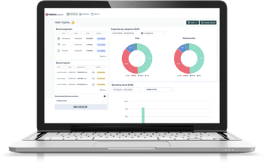 Medius Expense web dashboard
