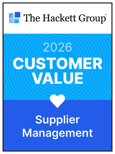 The Hackett Group Customer Value badge for Supplier Management