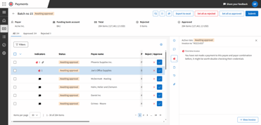 dashboard alerts