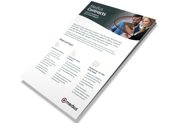 Medius Contracts product sheet resource menu thumbnail image
