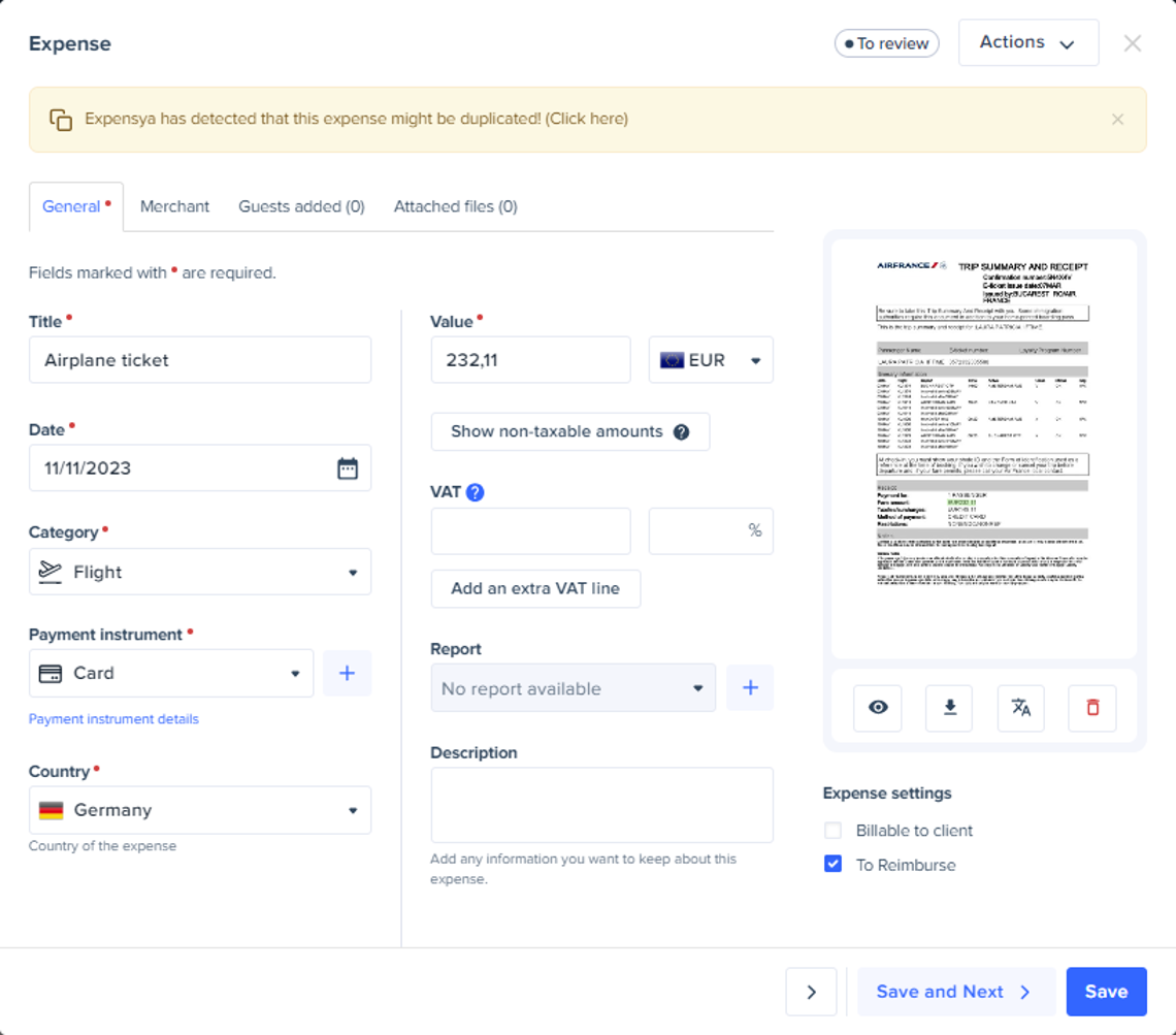 How AI in expense management tools helps managers and employees.