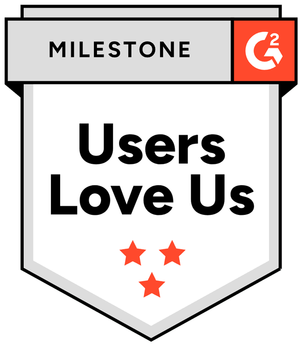 G2 Users Love Us badge