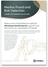 Medius Fraud & Risk Detection Product Guide