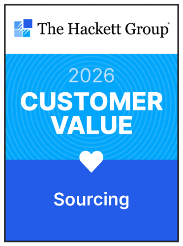 The Hackett Group Customer Value badge for Sourcing
