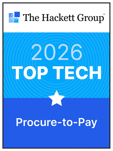 The Hackett Group Top Tech for Procure-to-Pay badge