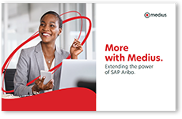 More with Medius. Extending the power of SAP Ariba guide cover