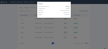 transaction details - employee