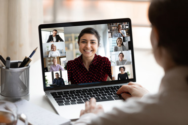 online meeting screen video