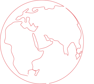 globe line art