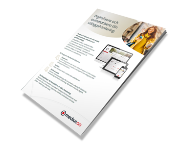 framsida produktblad mediusgo expense