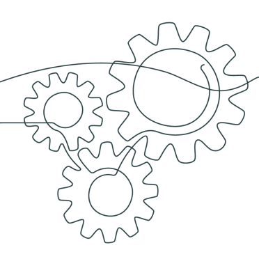 illustration of gears