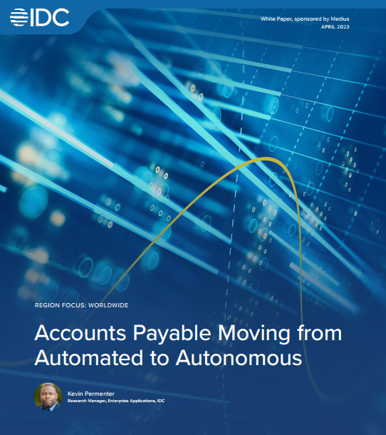 Couverture du livre blanc d’IDC - Les comptes fournisseurs passent de l’automatisation à l’autonomie
