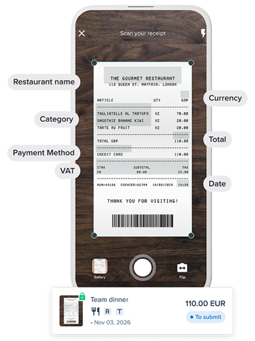 mobile receipt capture details