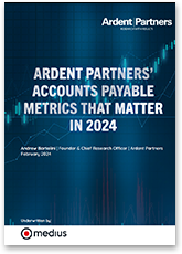 Ardent Partners' AP Metrics that matter 2024 cover