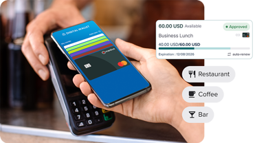 Medius Expense card in digital wallet
