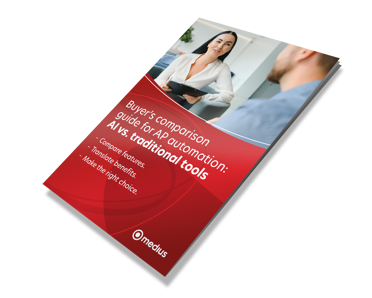 Buyer’s comparison guide for AP automation: AI vs. traditional tools - guide cover