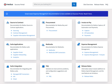 Medius Success Portal