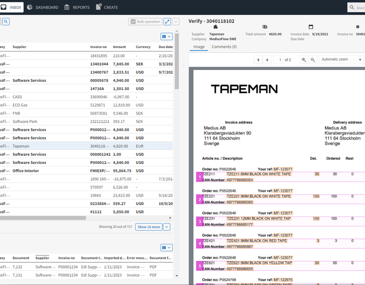 AP Automation Integration for Microsoft Dynamics 365 Medius