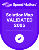 SpendMatters SolutionMap Validated 2025 badge