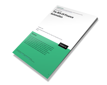 The ROI of Finance Automation - report cover