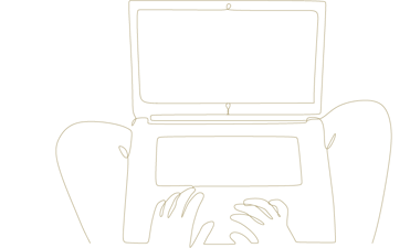 line art of computer